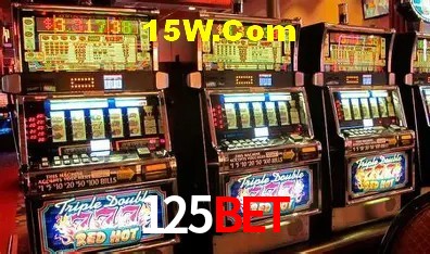Interface moderna da plataforma 125Bet